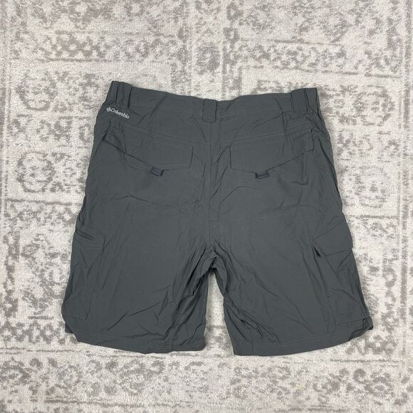 Columbia Omni Shade Cargo Shorts Mens Regular Fit Gray Outdoors Size 36W 10L - Picture 4 of 4